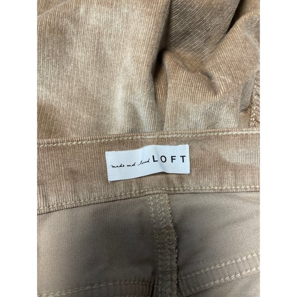 Loft High Waist Skinny Corduroy Pants Size 34 (18) - Picture 5 of 10